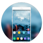 Volcanic magma into the sea theme | vivo y83 icon