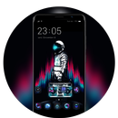 Astronaut theme | simple micro style launcher APK