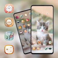 Pet animal starry kitten lovely cute theme syot layar 2