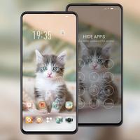 Pet animal starry kitten lovely cute theme syot layar 3