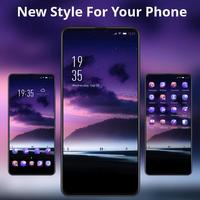 Purple sky landscape theme | n screenshot 1