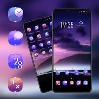 Purple sky landscape theme | n screenshot 2