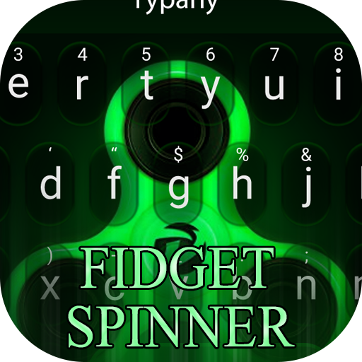Fidget Spinner Tech Theme&Emoji Keyboard
