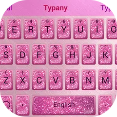 Pink Glitter Typany Keyboard