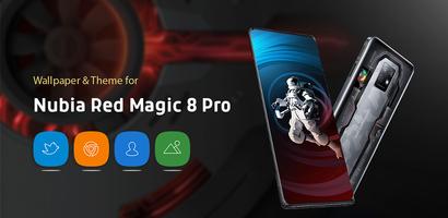 Theme for Red Magic 8 Pro الملصق