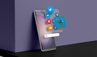 Galaxy S23 Ultra Launcher them imagem de tela 1