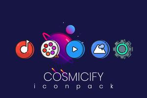 Cosmicify IconPack Poster