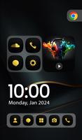 Black & Gold Icon Pack captura de pantalla 3