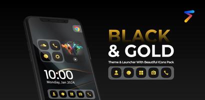 Black & Gold Icon Pack Poster