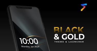 Black & Gold Icon Pack captura de pantalla 1