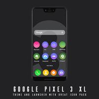 google pixel 3 xl theme and launcher Affiche