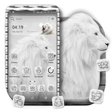 White Lion Launcher Theme أيقونة