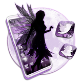 Fairy Dark Purple Theme アイコン