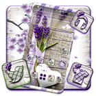 Lavender Heart Launcher Theme icône