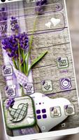 Lavender Heart Launcher Theme ポスター