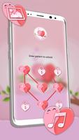 Love Heart Pink Launcher Theme ภาพหน้าจอ 2