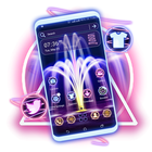 Neon Fountain Light Theme 图标