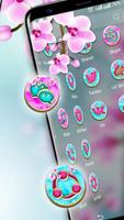 Pink Orchid Flower Theme screenshot 2