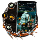 Pirate Ship Launcher Theme ikon