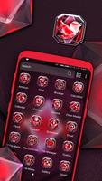 Red Diamond Launcher Theme screenshot 1