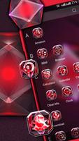Red Diamond Launcher Theme screenshot 2