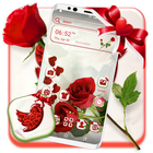 Red Rose Launcher Theme أيقونة