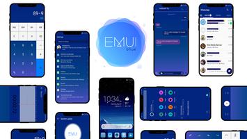 Blue Theme for Huawei Emui โปสเตอร์