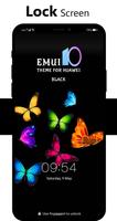 Black Emui Theme for Huawei imagem de tela 2