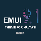 Dark Emui-9.1 Theme for Huawei आइकन
