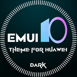 Dark Emui 10 Theme for Huawei icône