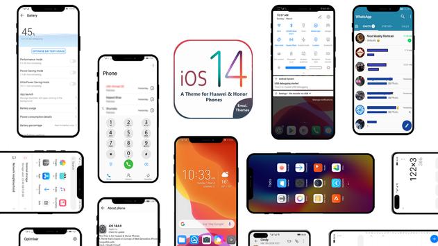 os14 theme for huawei emui theme apk