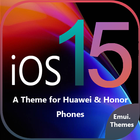 Os15 Dark Theme for Huawei icône
