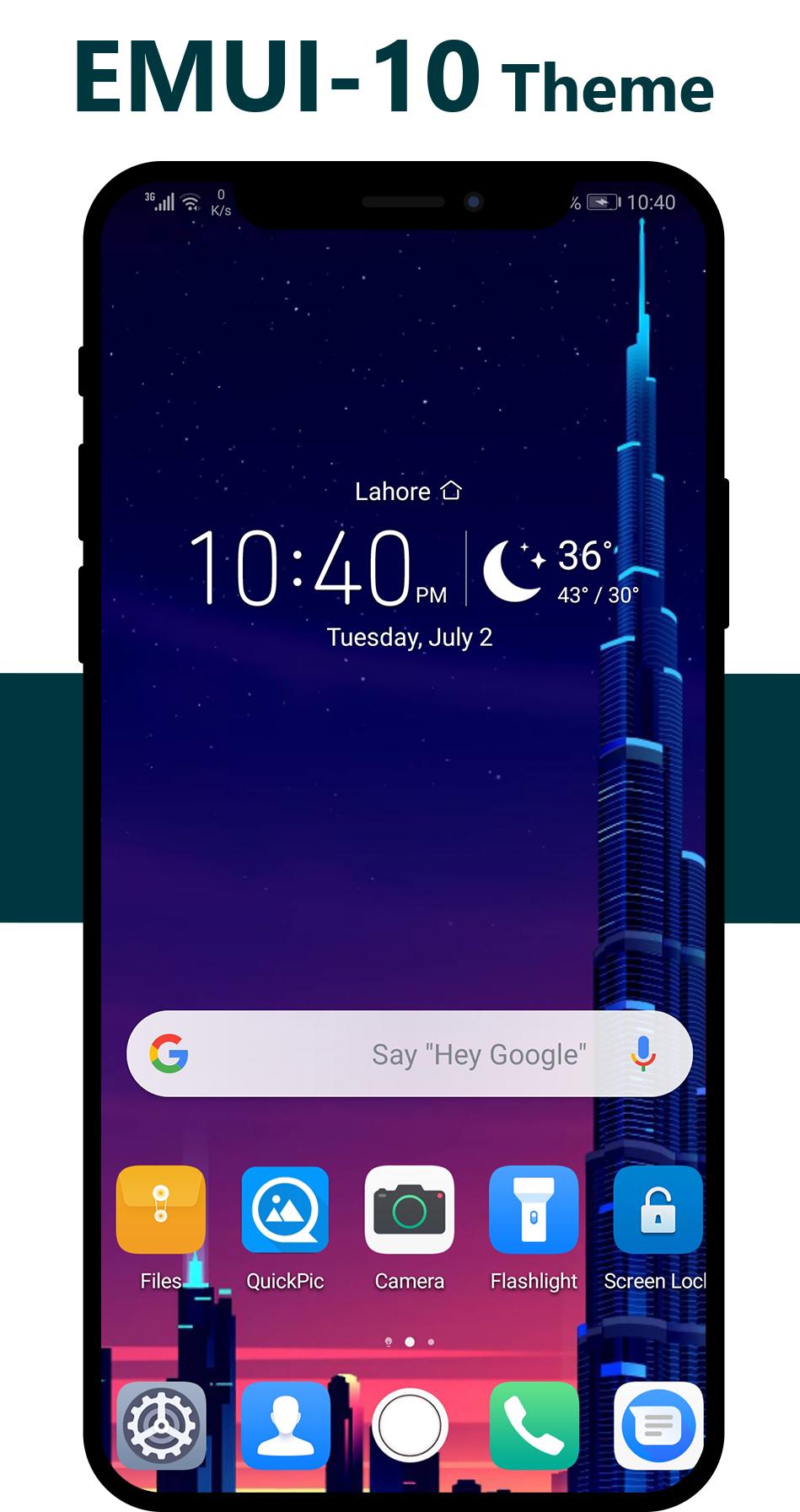 Dark Emui-10 Theme For Huawei APK for Android Download