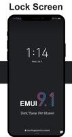 Dark Emui-9.1 Theme for Huawei تصوير الشاشة 1
