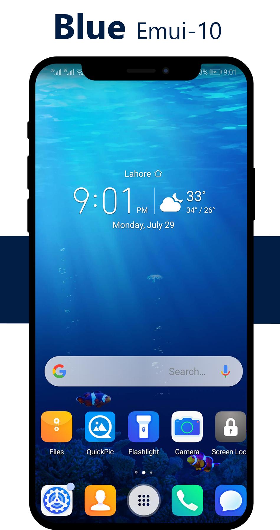 Blue Emui-10 Theme APK for Android Download Blue Emui-10 Theme APK for Android Download