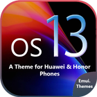 OS 13 Dark Theme for Huawei ícone