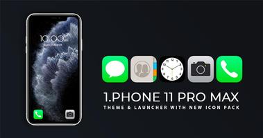 IPhone 11 pro Max Launcher Affiche
