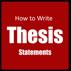 How to write thesis statement icon