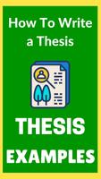 Thesis Statement Plakat