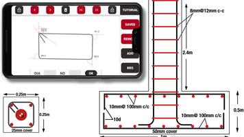 Bar bending schedule rebar bbs Ekran Görüntüsü 1