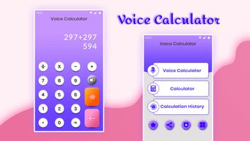 Voice calculater Affiche