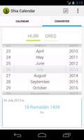 Shia Calendar syot layar 1