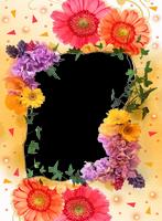 Flower Photo Frames الملصق