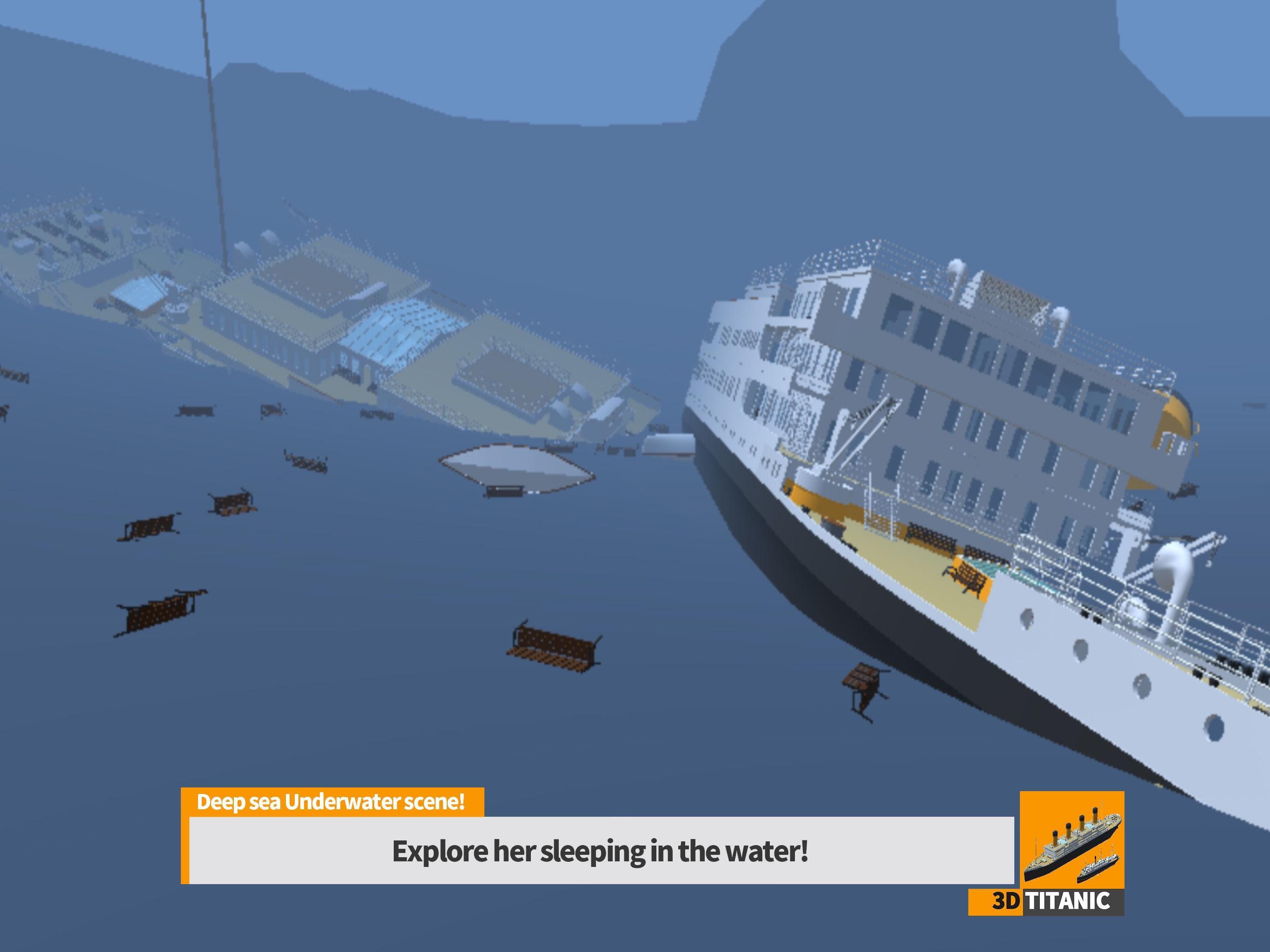 roblox titanic iceberg scene