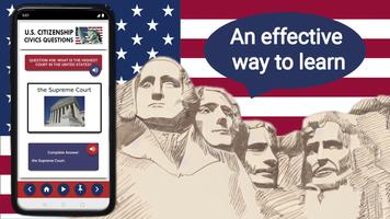 US Citizenship Test 2023 Audio imagem de tela 2