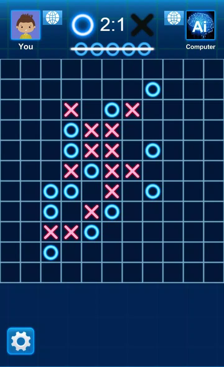 Jogo Tic Tac Toe versão móvel andróide iOS apk baixar