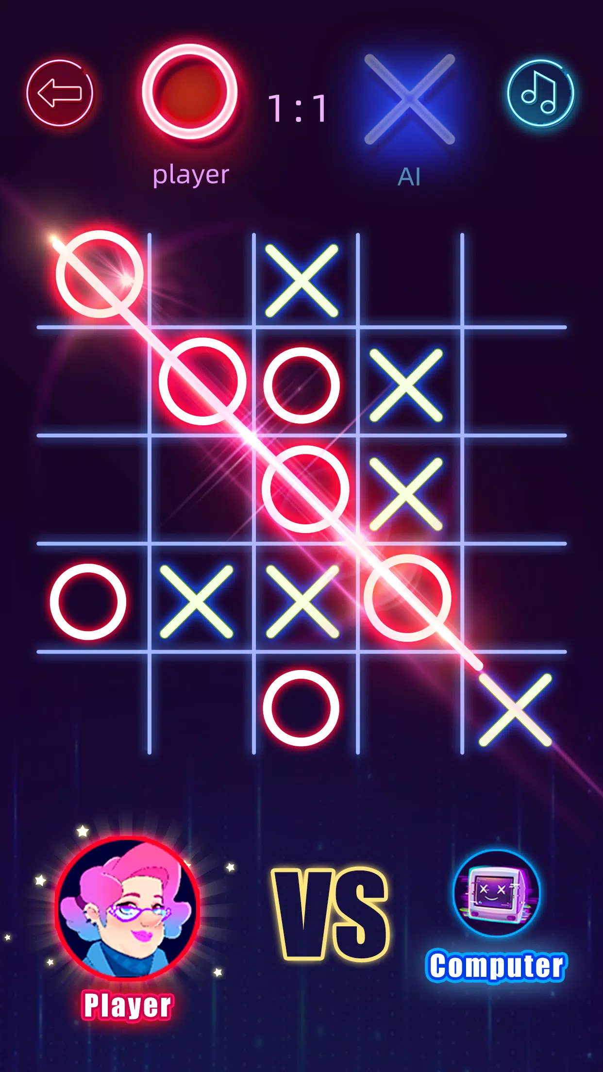 Tic Tac Toe OX for Android - Download the APK from Uptodown