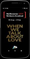 Melbourne Writers Festival الملصق