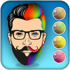 Mustache & Beard Color Effect  icon