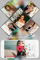 3D Pixel Effect Video Maker plakat